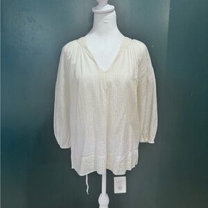 Mirth Top, ivory, size small
